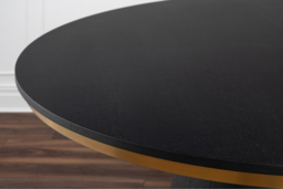 Brewster 4-6  Seat Black Dining Table - thumbnail 3