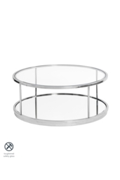 Rippon Silver Circular Coffee Table - thumbnail 1