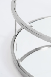 Rippon Silver Circular Coffee Table - thumbnail 3