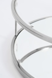Rippon Silver Circular Coffee Table - thumbnail 6
