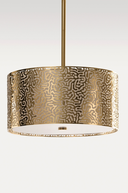 Moray Pendant Light Brass - image 1