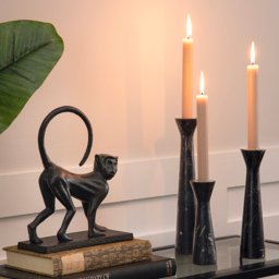 "Terza Candle Holders Black " - thumbnail 2