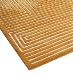 "Addison Gold Rug Large " - thumbnail 3