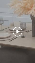 Rocco Washed Grey Oak Dining Table - thumbnail 6