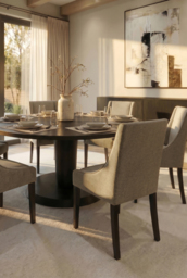 Chatsworth Dining Chair - Taupe - thumbnail 2