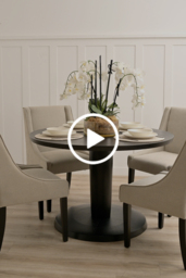 Chatsworth Dining Chair - Taupe - thumbnail 4