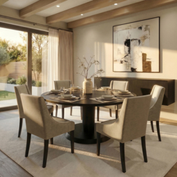 Chatsworth Dining Chair - Taupe - thumbnail 3