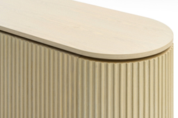 Ophelia Washed Grey Oak Sideboard Table - thumbnail 6
