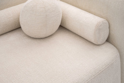 "Munich Three Seat Sofa - Light Taupe " - thumbnail 5