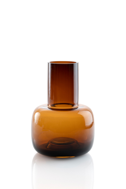 Large Sienna Glass Vase - image 1