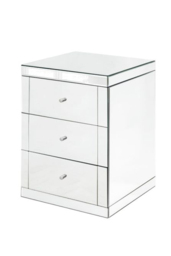 Lucia Mirrored Bedside Table - thumbnail 2