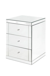 Lucia Mirrored Bedside Table - thumbnail 8