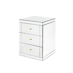 Lucia Mirrored Bedside Table - thumbnail 7