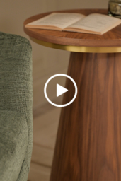 Brewster Walnut Side Table - thumbnail 3