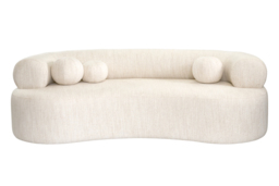 Rolls Three Seat Sofa Natural Linen - thumbnail 1