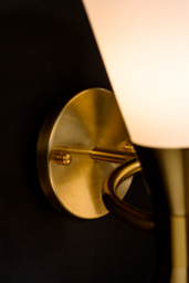 Camille Double Wall Light Brass - thumbnail 4