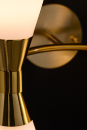 Camille Double Wall Light Brass - thumbnail 5