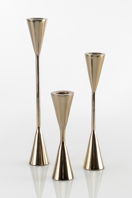 "Tivoli Candle Holders Brass " - image 1