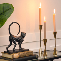 "Tivoli Candle Holders Brass " - thumbnail 2