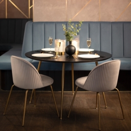 Mason Dining Table – Brushed Gold Legs - thumbnail 3