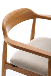 Sia 6-8 Seat Chestnut Dining Table and 6 Morton Chairs - thumbnail 4