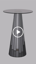 Emmeline Smoked Mirror Side Table - thumbnail 5