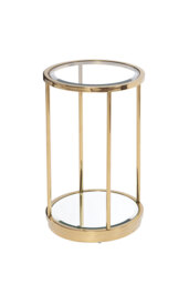 Rippon Brass Circular Side Table