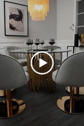 Rubell Brass Dining Table - thumbnail 3