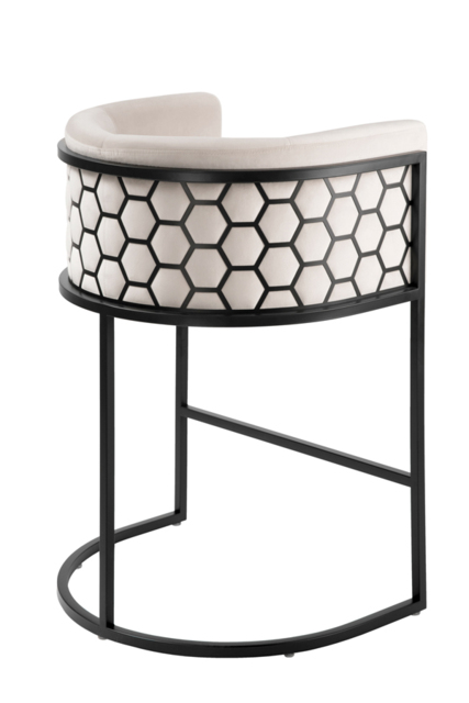 Alveare Counter Stool Black - Chalk - image 1