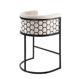 Alveare Counter Stool Black - Chalk - thumbnail 4