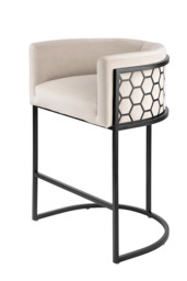 Alveare Counter Stool Black - Chalk - thumbnail 8