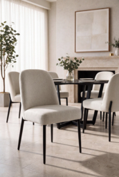 Valenza Dining Chair – Light Taupe - thumbnail 2
