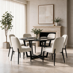 Valenza Dining Chair – Light Taupe - thumbnail 3
