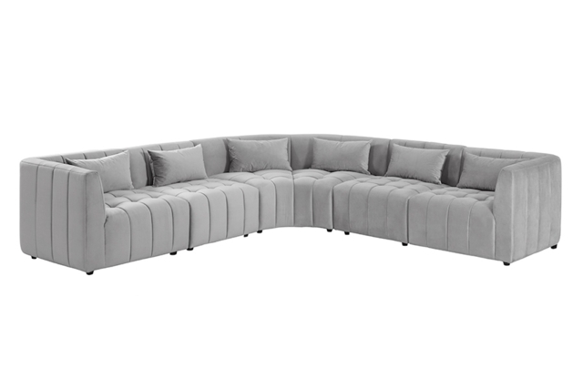 "Essen Large Corner Sofa – Dove Grey " - image 1
