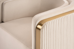 Ozman Lounge Chair - Chalk - thumbnail 5