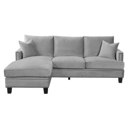 "Brunswick Universal Corner Sofa – Dove grey " - thumbnail 8