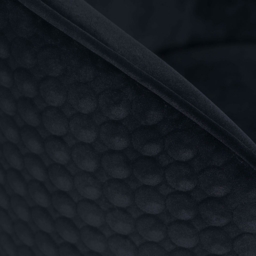 Bellucci Circles Dining Chair - Black - Brass Caps - thumbnail 5