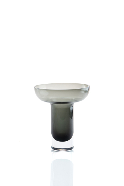 Medium Grey Glass Vase - image 1