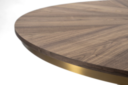Brewster 4-6 Seat Walnut Dining Table - thumbnail 5