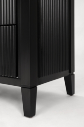 Heidi Black Chest of Drawers Brass/Silver - thumbnail 7