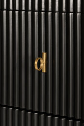 Heidi Black Chest of Drawers Brass/Silver - thumbnail 6