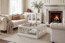 "Etienne White Coffee Table " - thumbnail 2