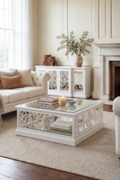 "Etienne White Coffee Table " - thumbnail 3