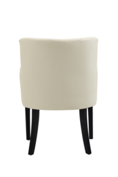 "Hatfield Carver Chair - Cream Faux leather  " - thumbnail 6