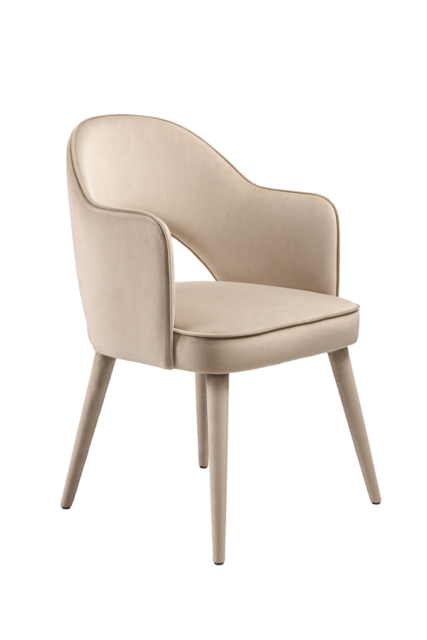 Rossini Carver Chair Taupe - image 1
