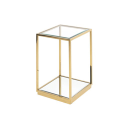 Rippon Brass Square Side Table - thumbnail 5