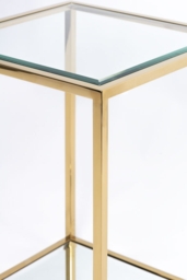 Rippon Brass Square Side Table - thumbnail 4