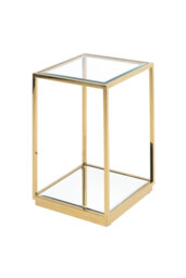 Rippon Brass Square Side Table - thumbnail 1