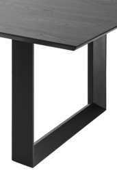 Rocco Black Dining Table and 6 Hatfield Limestone Chairs - thumbnail 6