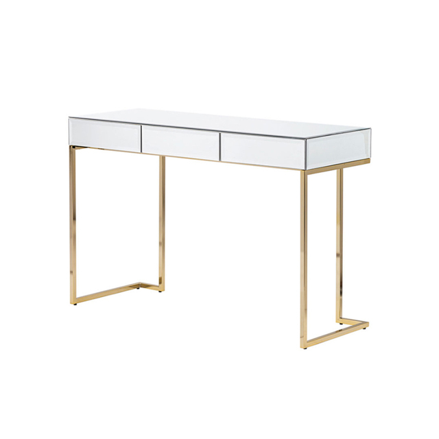 Lorenzo Mirrored Console Table - image 1